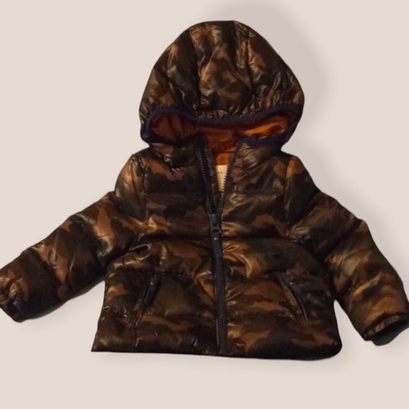 Little Akiabara Camo Jacket w/ Hood - Zipper Front - Picture 1 of 13